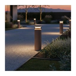 Lampă LED de exterior Ideal Lux BOEING LED/14W/230V 40 cm IP65 maro