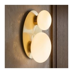 Ideal Lux - Aplică de perete LED NINFEA, 2xG9/3W/230V, auriu