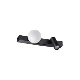 Ideal Lux - Aplica LED de perete BINOMIO 2xLED/3W/230V CRI 90 neagră