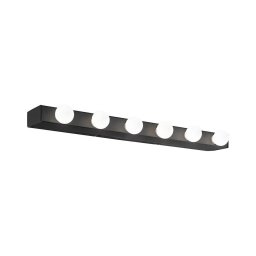 Aplică Ideal Lux PRIVE 6xE14/40W/230V negru