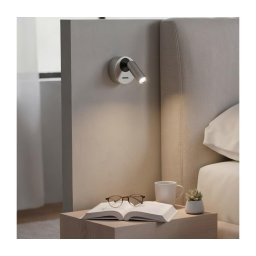 Spot LED de perete Ideal Lux BEAN LED/3W/230V CRI 90 crom lucios
