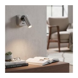 Spot LED de perete Ideal Lux BEAN LED/3W/230V CRI 90 crom lucios