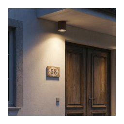 Ideal Lux - Spot exterior GUN, 1x GU10/28W/230V, Ø 11 cm, IP55, maro