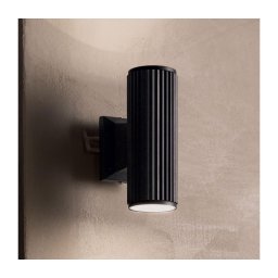 Aplică de exterior Ideal Lux BASE 2xGU10/28W/230V IP44 negru