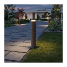 Lampă LED de exterior Ideal Lux BOEING LED/14W/230V d. 70 cm IP65 maro