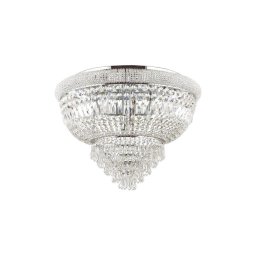 Plafonieră de cristal Ideal Lux DUBAI 24xE14/28W/230V d. 78 cm crom