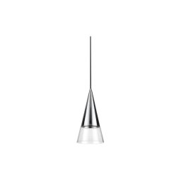 Lustră LED pe cablu Ideal Lux CONO 1xGU10/7W/230V d. 15 cm crom