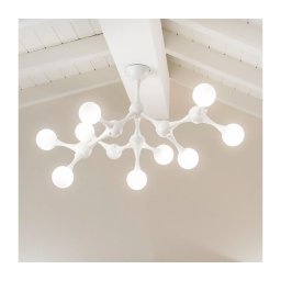 Lustră LED aplicată Ideal Lux NODINO 9xG9/3W/230V alb