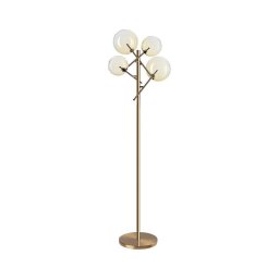Lampadar LED Ideal Lux EQUINOXE 4xG4/2W/230V alamă/fumuriu