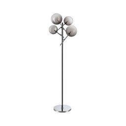Lampadar LED Ideal Lux EQUINOXE 4xG4/2W/230V crom lucios/fumuriu