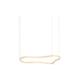Lustră LED pe cablu Ideal Lux WAVES LED/54W/230V CRI 90 alamă