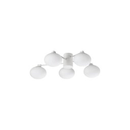 Lustră LED aplicată Ideal Lux HERMES 5xG9/3W/230V d. 60 cm alb