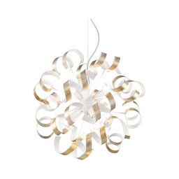 Lustră pe cablu Ideal Lux VORTEX 6xE14/40W/230V d. 53 cm auriu/patină