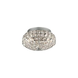 Plafonieră LED de cristal Ideal Lux KING 3xG9/3W/230V d. 25,5 cm crom