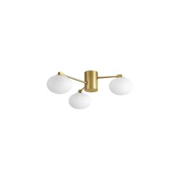 Lustră LED aplicată Ideal Lux HERMES 3xG9/3W/230V d. 60 cm auriu