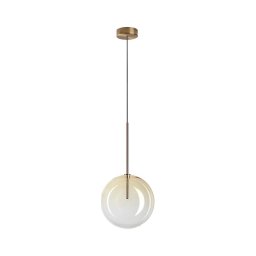 Lustră LED pe cablu Ideal Lux EQUINOXE 1xG4/2W/230V d. 25 cm alamă/fumuriu
