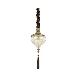 Lustră pe lanț Ideal Lux HAREM 1xE27/42W/230V alamă