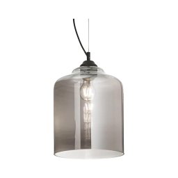Lustră pe cablu Ideal Lux BISTRO 1xE27/60W/230V d. 24 cm fumuriu