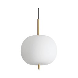 Lustră LED pe cablu Ideal Lux UMILE LED/20W/230V d. 30 cm CRI 90 alamă