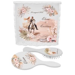 Tăviță gătit Mireasa, Boho, model Personalizat, 3 piese – ILIF503004