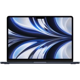Notebook MacBook Air 13-inch : M2 chip with 8-core CPU and 8-core GPU, 16GB, 256GB - Midnight