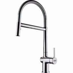 Baterie de bucatarie Franke Active Jet dublu, Semi-profesională tip S, pipa flexibila, crom, 115.0653.407