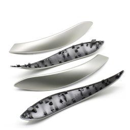 Set 4 Capace Manere Usi BMW F30 F31 F34 F35 F36, Argintiu Satinat