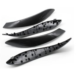 Set 4 Capace Manere Usi BMW F30 F31 F34 F35 F36, Negru Carbon