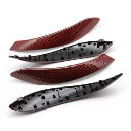Set 4 Capace Manere Usi BMW F30 F31 F34 F35 F36, Rosu Carbon