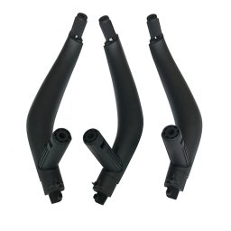 Set 3 Manere Interior Usi BMW X5 X6 F15 F16, Negru