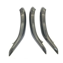 Set 3 Capace Manere Usi BMW X5 X6 F15 F16, Negru carbon