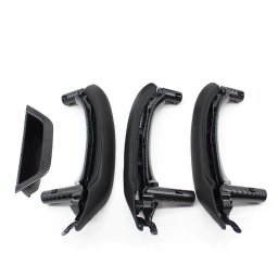 Set 4 Manere Complete Usi BMW X3 X4 F25 F26, Negru Carbon