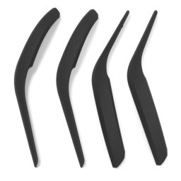 Set 4 Capace Manere Usi BMW X1 E84, Negru Mat