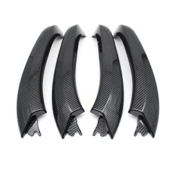 Set 4 Capace Manere Usi BMW X3 G01 G08 F97 X4 G02 F98, Negru Carbon
