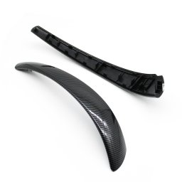 Set 2 Capace Manere Usi BMW Seria 1 E81 E82 E87 E88, Negru Carbon