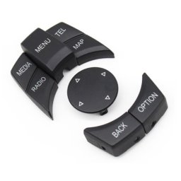 Set 6 Butoane iDrive BMW Seria E E81 E82 E87 E88 E90 E91 E92 E60 E61 E63 E84 E89 E70 E71, cu buton Media