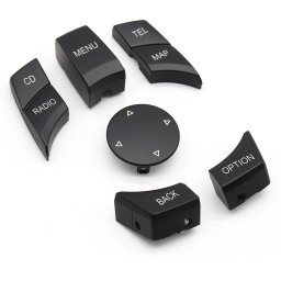 Set 6 Butoane Consola Multimedia iDrive Dedicat BMW Seria E E81 E82 E87 E88 E90 E91 E92 E60 E61 E63 E84 E89 E70 E71, cu buton CD