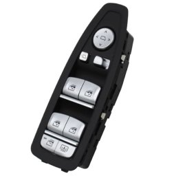Comutator Geamuri Oglinzi BMW F20 F30 F31 F34 F35 F36, cu buton perdeluta, Negru