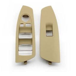 Set 2 Ornamente Butoane Usi BMW Seria 7 F01 F02, Bej