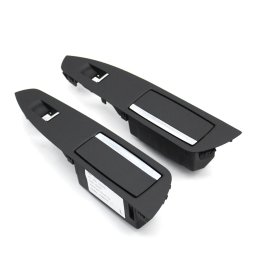 Set 2 Ornamente Usi Scrumiera BMW Seria 7 F01 F02, Facelift, fara buton perdeluta, Negru