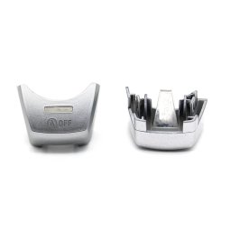 Buton OFF Start Stop BMW Seria 5 6 7 GT F01 F02 F07 F10 F11 F12 F13, Argintiu