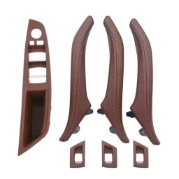 Set 7 Piese Manere Usi BMW Seria 5 F10 F11, Rosu Maro