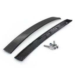 Set 2 Ornamente Manere Usi BMW Seria 5 E60 E61, Stanga-Dreapta Fata, Negru Carbon