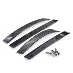 Set 4 Ornamente Manere Usi BMW Seria 5 E60 E61, Stanga-Dreapta Fata-Spate, Negru Carbon