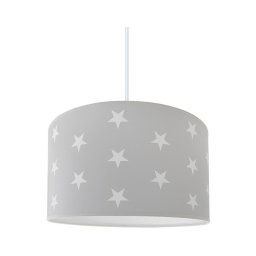 Candelabru pentru copii STARS GREY 1xE27/60W/230V