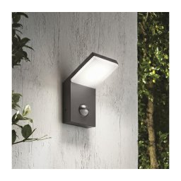 Ideal Lux - Corp de iluminat LED pentru exterior cu senzor STYLE LED/9W/230V CRI 90 IP54 antracit