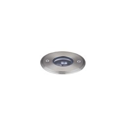 Corp de iluminat LED pentru căi de acces Ideal Lux FLOOR LED/3W/230V d. 9 cm CRI 90 IP67 crom