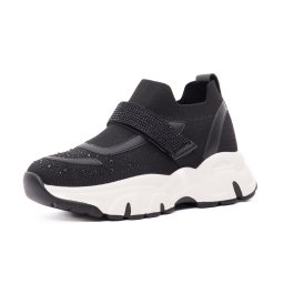 Pantofi vara dama PASS Collection, 2USL60006A 01-T din piele naturala, negru