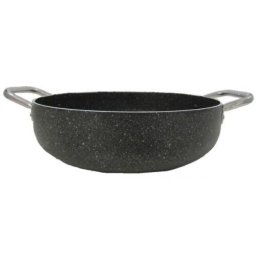Cratita inalta cu doua manere aluminiu - Studio Casa - Pepita Granit 30cm - GPMPH3051
