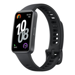 HUAWEI Band 10, Android/iOS, Black Durable Polymer Materials Body with Black Fluoroelastomer Strap